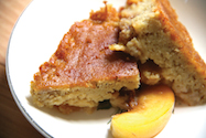 Peach and Fresh Fig Pudding