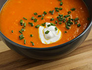 Roasted Curry  Carrot Soup