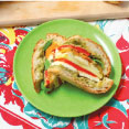 Roasted Vegetable Picnic Sandwich